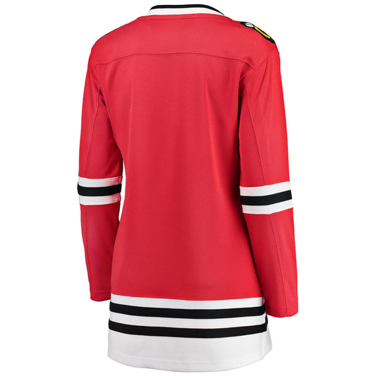 Women's Chicago Blackhawks Home Red Fanatics Breakaway Custom Jersey - Pro Jersey Sports