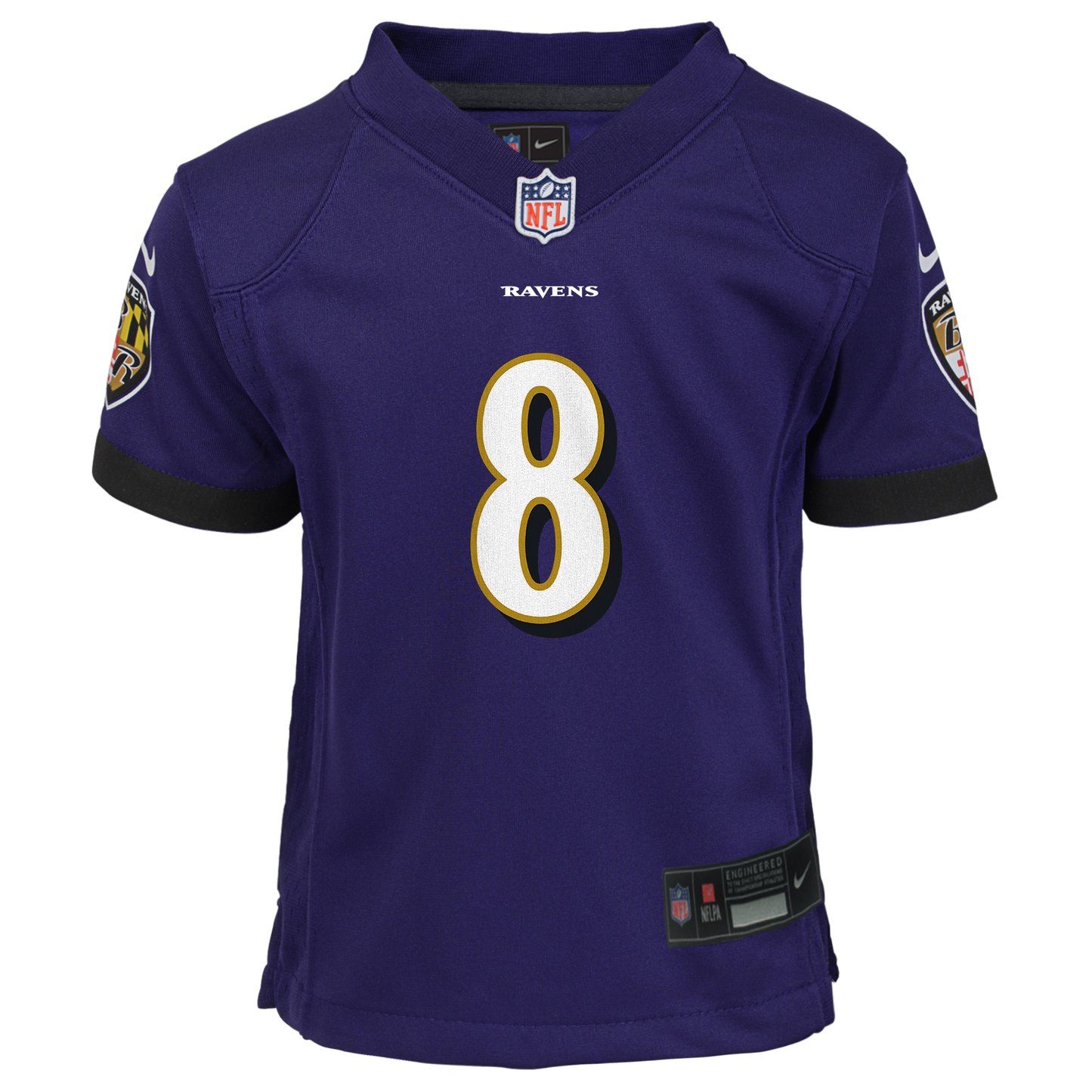 Child Baltimore Ravens Lamar Jackson Purple Home Nike Game Jersey - Pro Jersey Sports