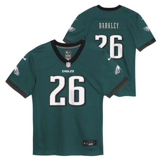 Kids Saquon Barkley Philadelphia Eagles Green Nike Game Jersey - Pro Jersey Sports