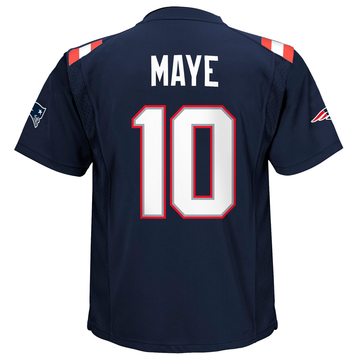 Preschool Drake Maye New England Patriots Navy Child Nike Game Jersey