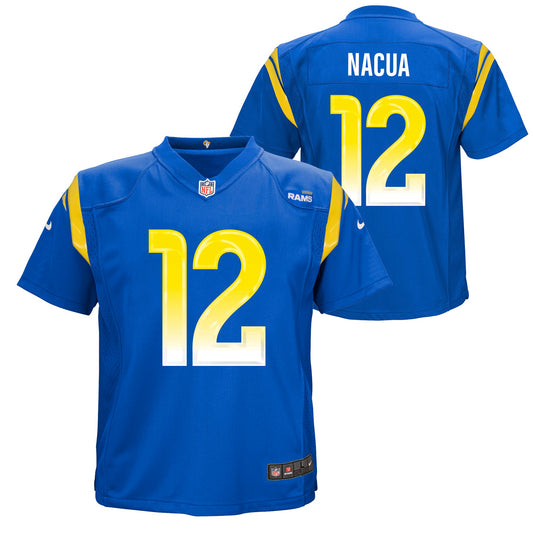 Kids Los Angeles Rams Puka Nacua Nike Royal Blue Child Game Jersey