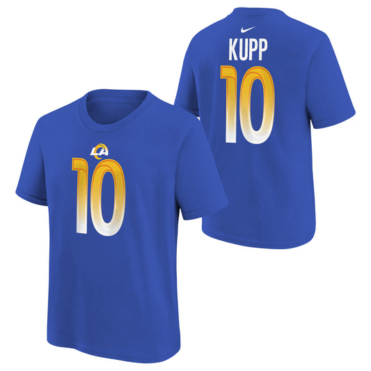 Youth Cooper Kupp Los Angeles Rams Nike Royal Name & Number T-Shirt - Pro Jersey Sports