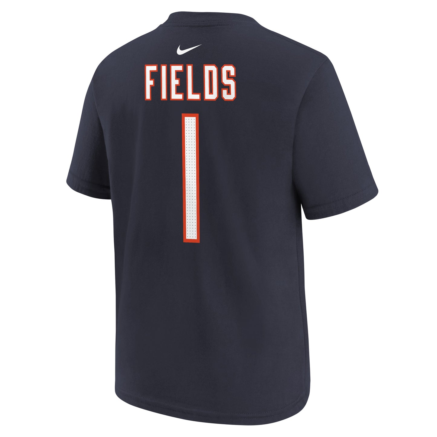 Youth Justin Fields Chicago Bears Nike Navy FUSE Name & Number T-Shirt - Pro Jersey Sports