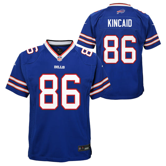 Youth Dalton Kincaid Buffalo Bills Nike Royal Blue Game Jersey - Pro Jersey Sports