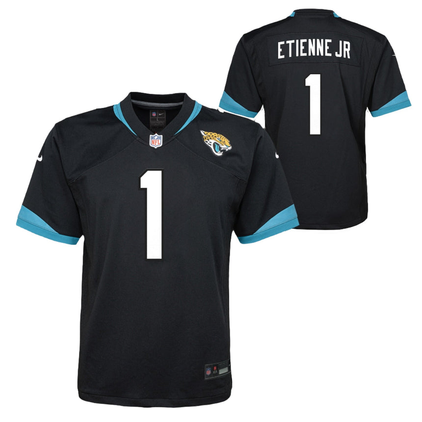 Youth Jacksonville Jaguars Travis Etienne Nike Black Alternate Game Jersey - Pro Jersey Sports
