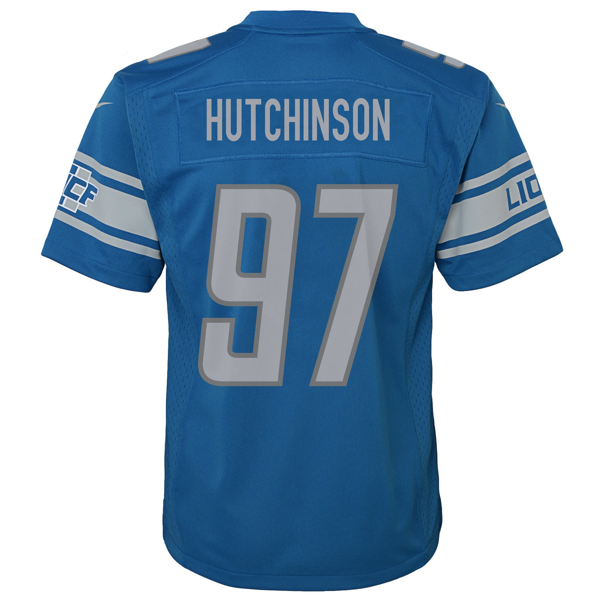 Youth Detroit Lions Aidan Hutchinson Nike Blue Game Jersey - Pro Jersey Sports