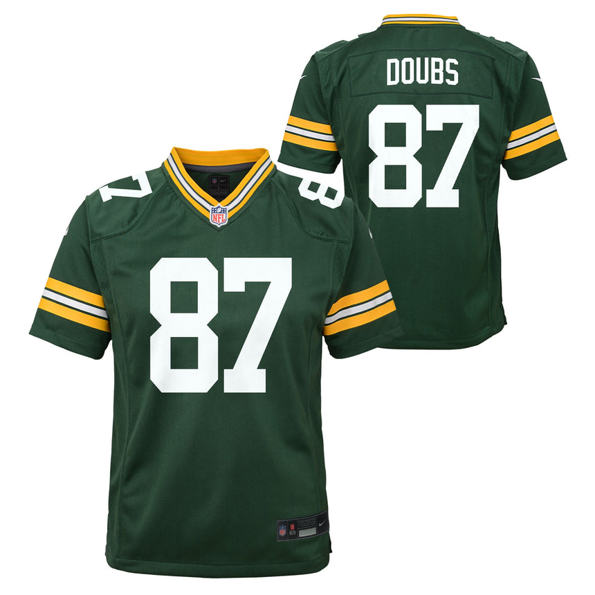 Youth Green Bay Packers Romeo Doubs Nike Green Game Jersey - Pro Jersey Sports