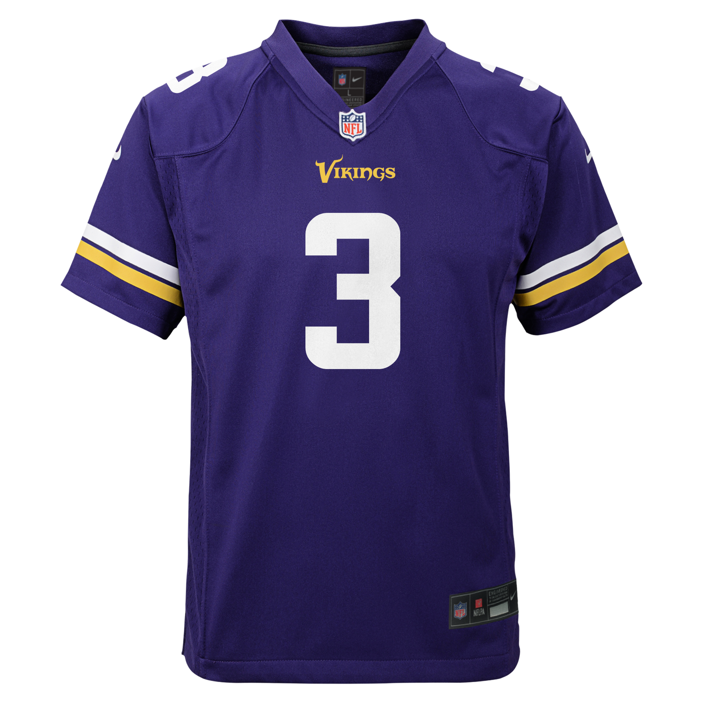 Youth Jordan Addison Minnesota Vikings Purple Nike Game Jersey - Pro Jersey Sports