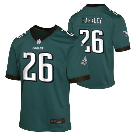 Youth Saquon Barkley Philadelphia Eagles Green Nike Game Jersey - Pro Jersey Sports
