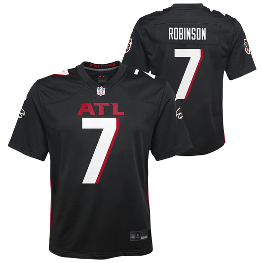 Youth Bijan Robinson Atlanta Falcons Nike Black Game Replica Jersey - Pro Jersey Sports