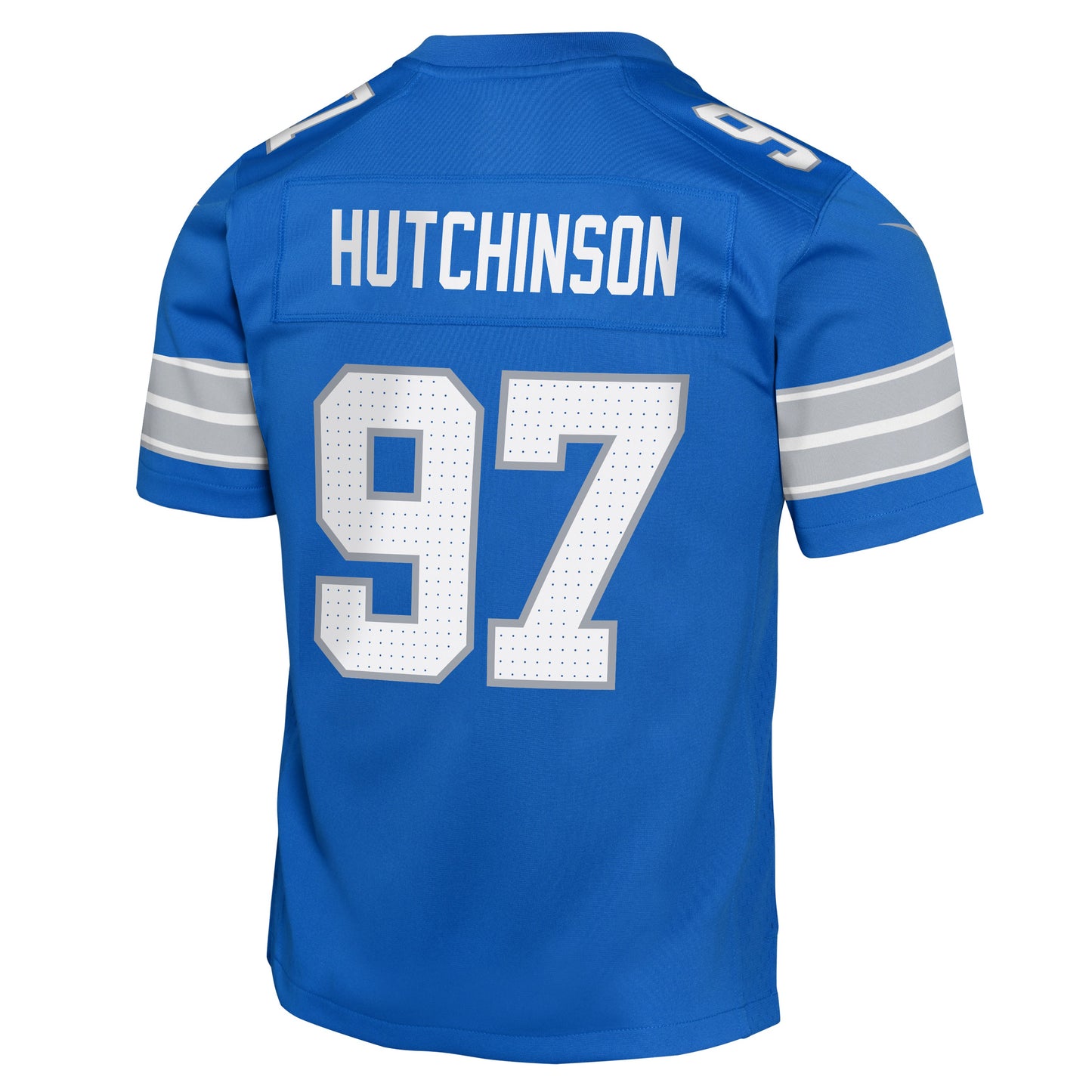 Youth Detroit Lions Aidan Hutchinson Nike Blue Game Jersey - Pro Jersey Sports