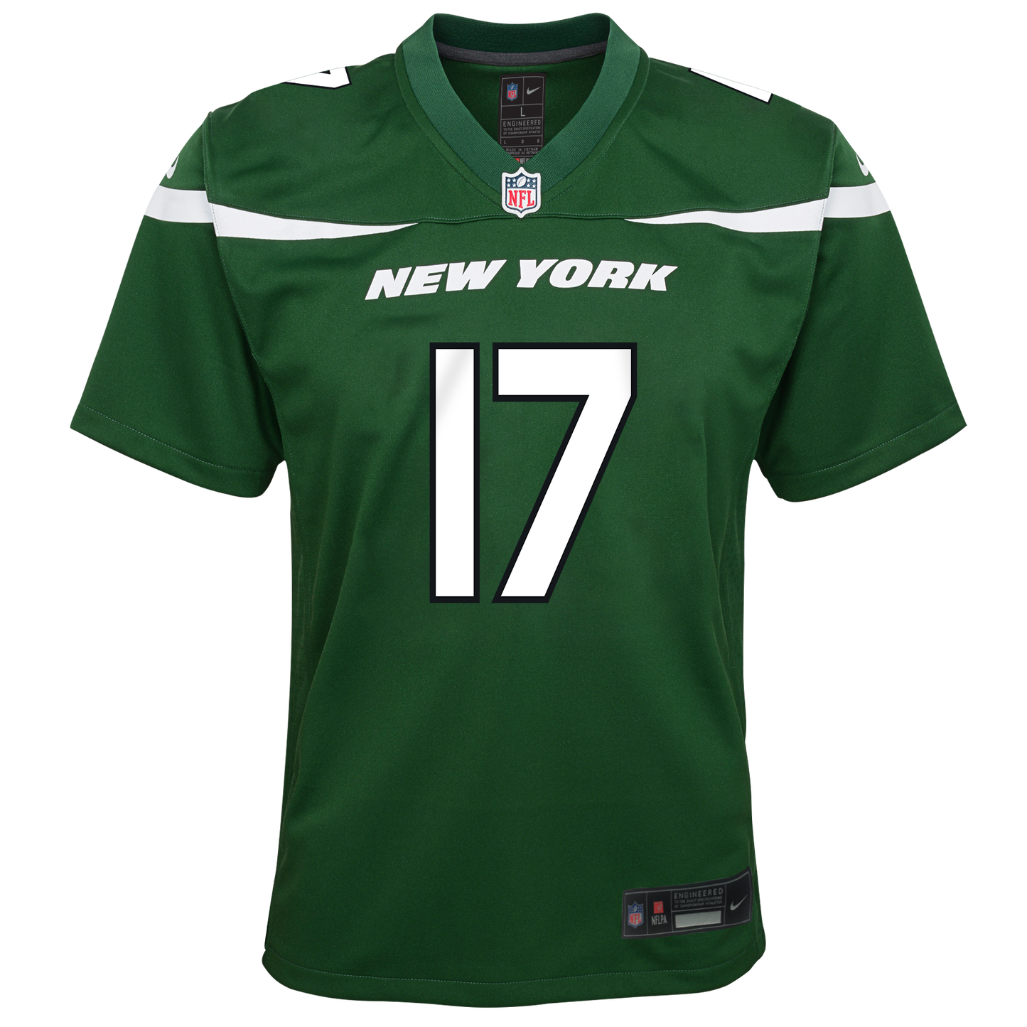 Youth Garrett Wilson New York Jets Nike Green Game Replica Jersey - Pro Jersey Sports