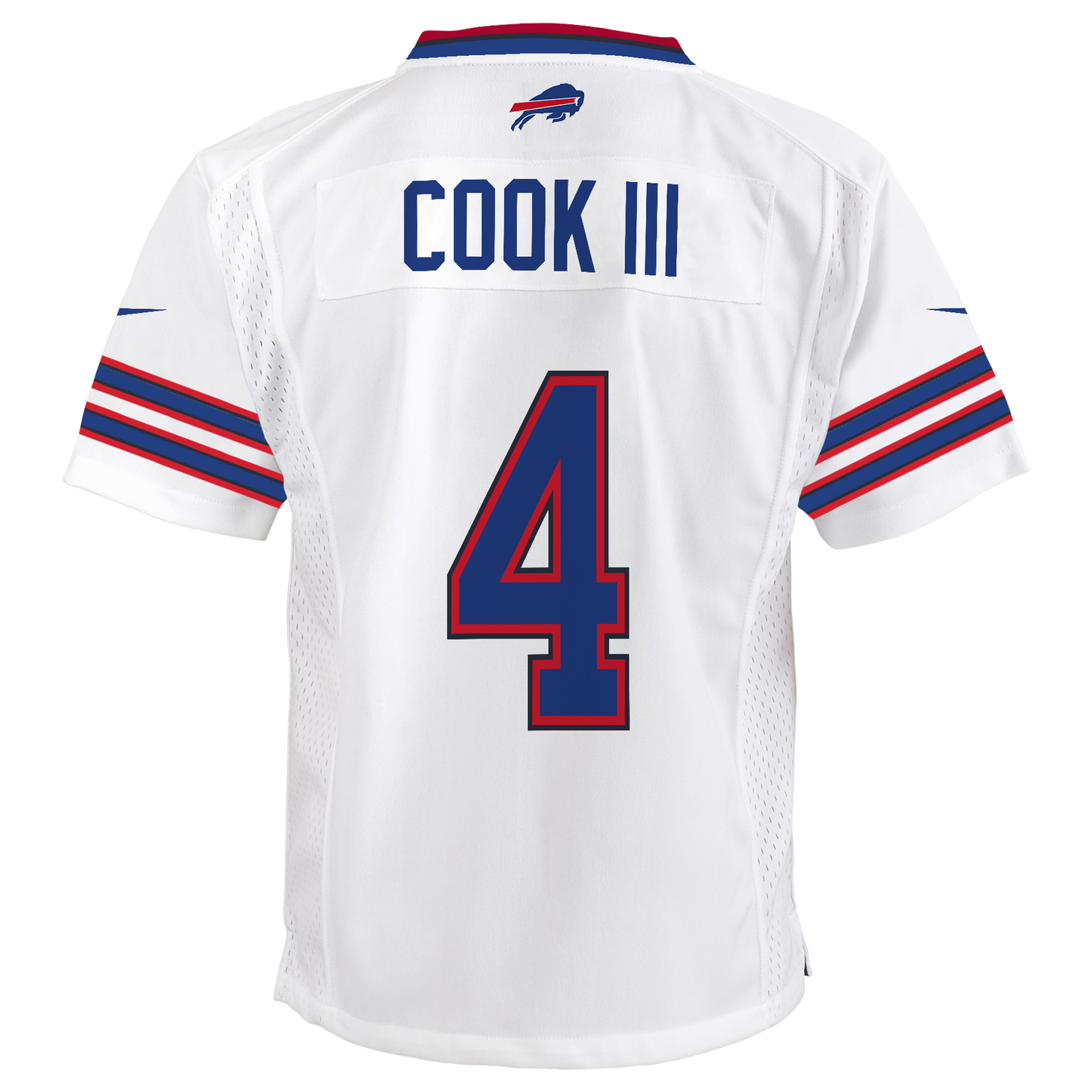 Youth Buffalo Bills James Cook Nike White Game Jersey