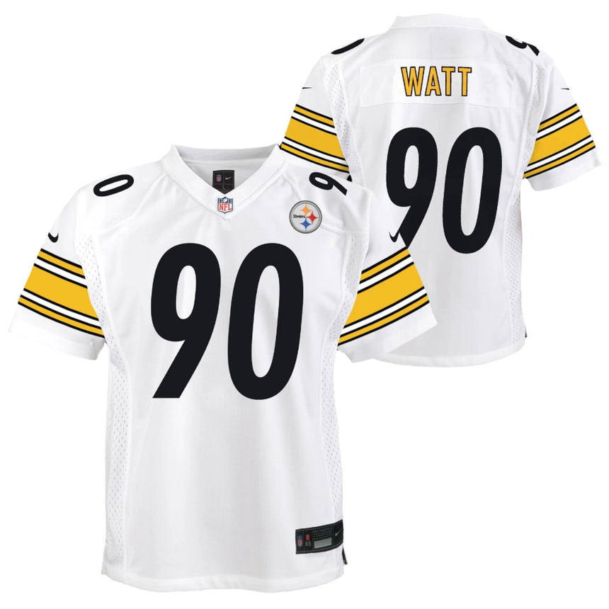 Youth Pittsburgh Steelers T.J. Watt Nike White Game Jersey - Pro Jersey Sports