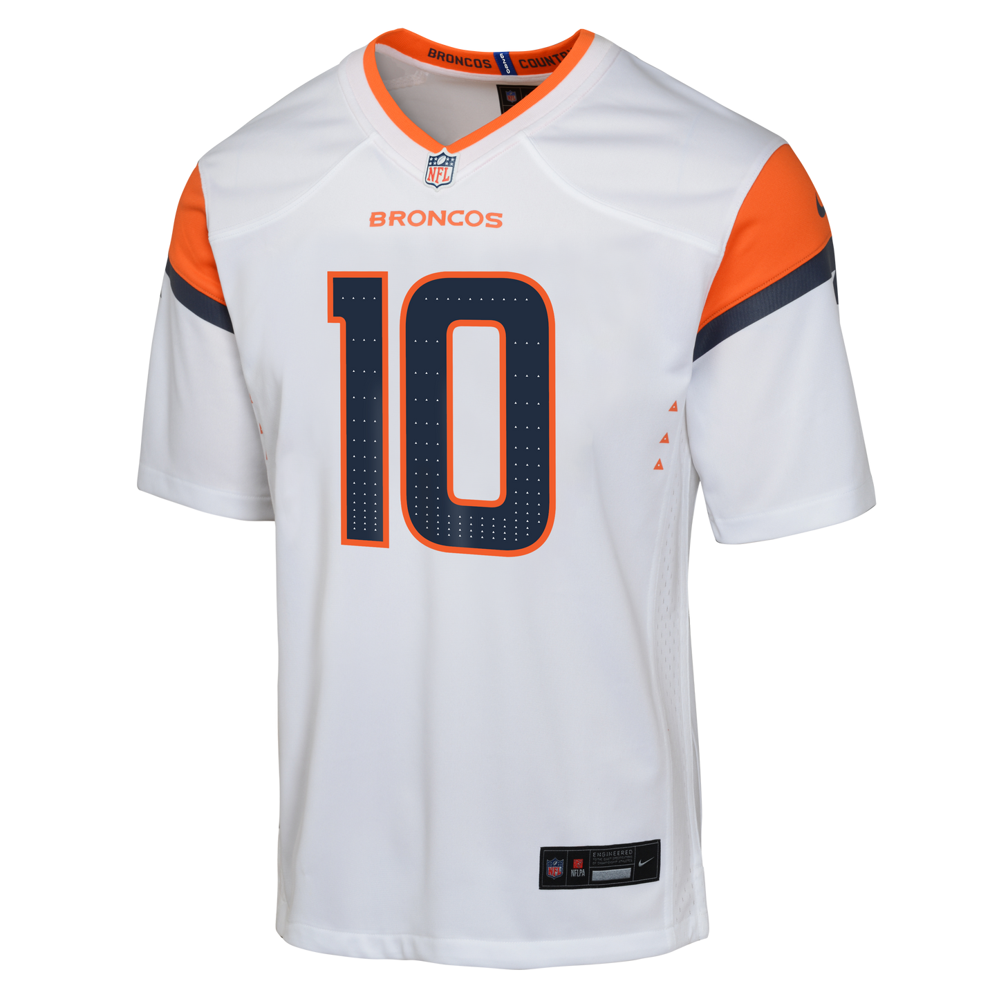 Youth Denver Broncos Bo Nix Nike White Road Team Jersey - Pro Jersey Sports