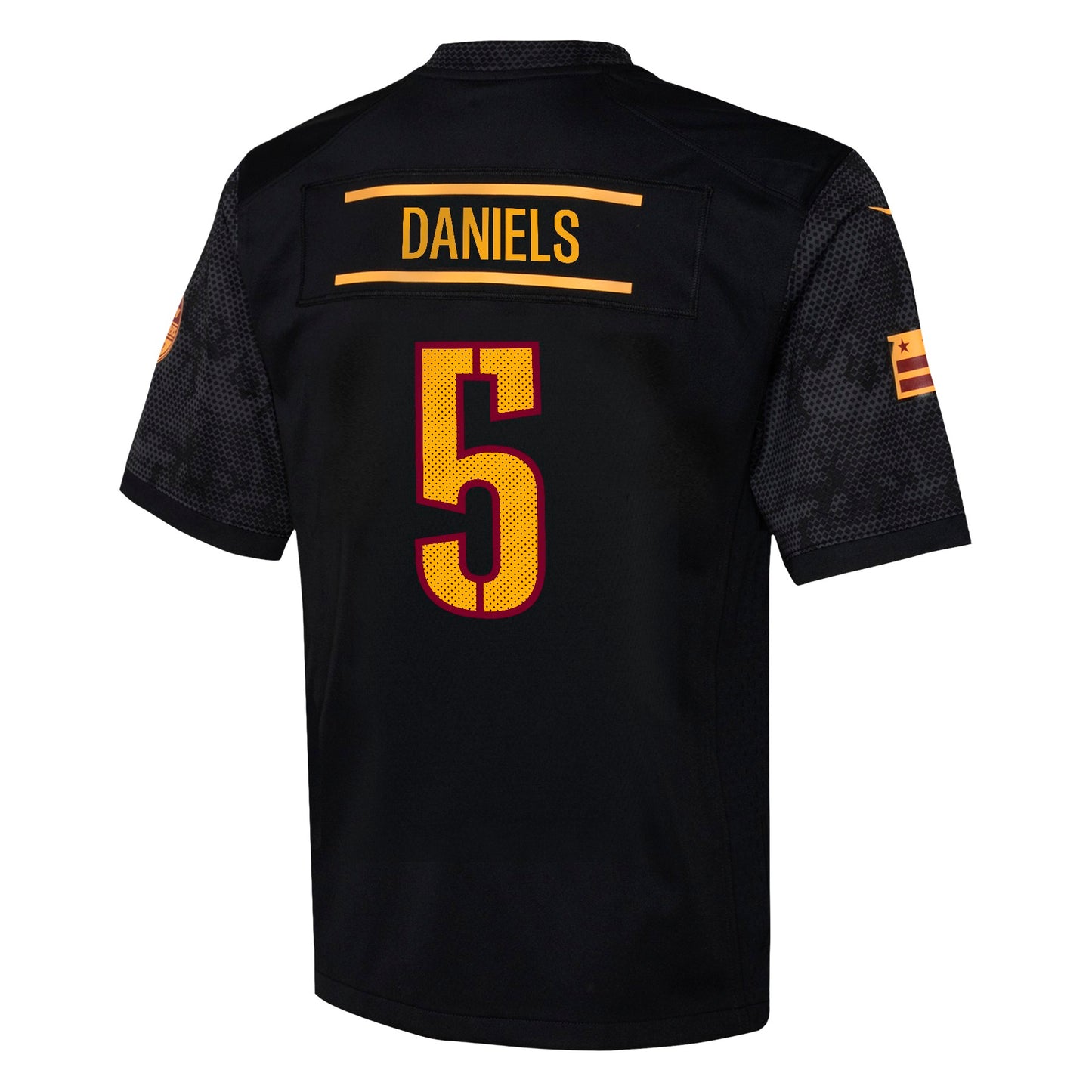 Youth Washington Commanders Jayden Daniels Nike Black Alternate Game Jersey - Pro Jersey Sports