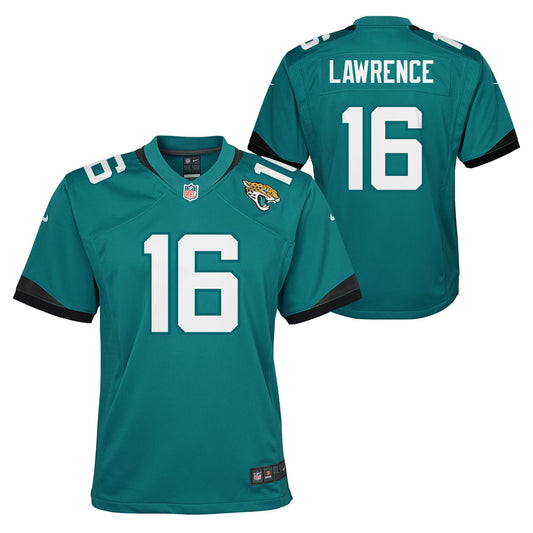 Youth Jacksonville Jaguars Trevor Lawrence Nike Home Teal Game Jersey - Pro Jersey Sports