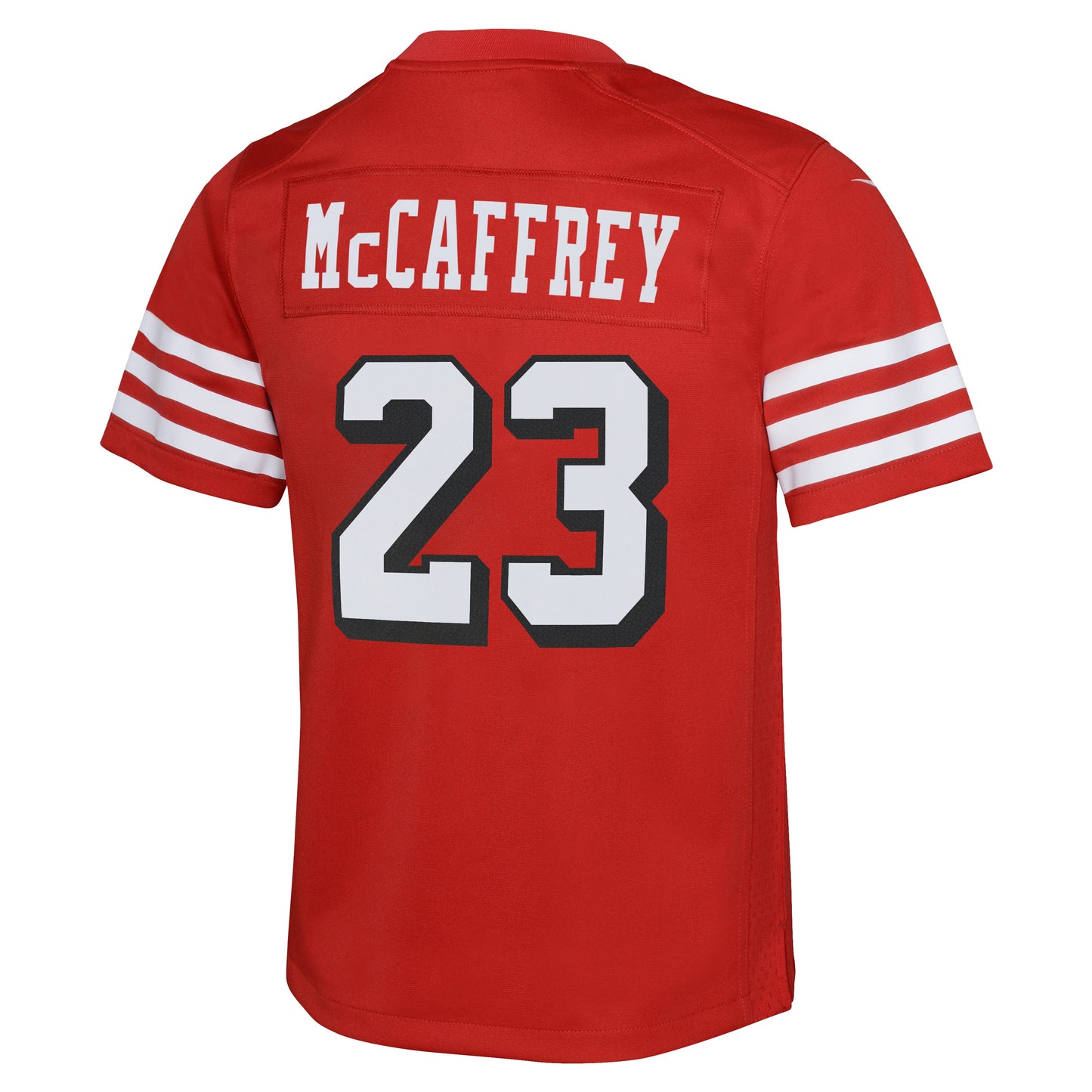 Youth Christian McCaffrey San Francisco 49ers Alternate Nike Scarlet Game Jersey - Pro Jersey Sports