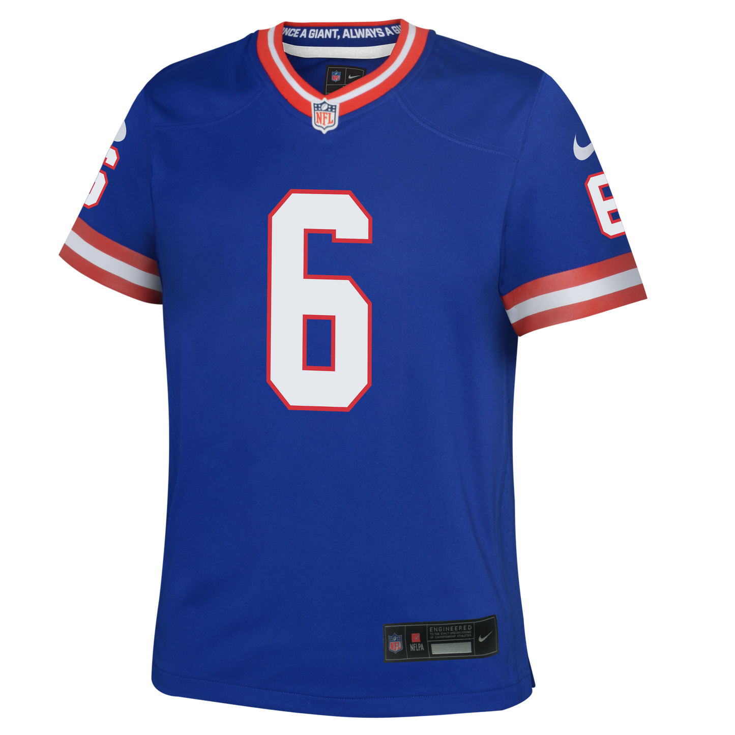 Youth Jaxon Dart New York Giants Alternate Red/Blue Nike Game Jersey