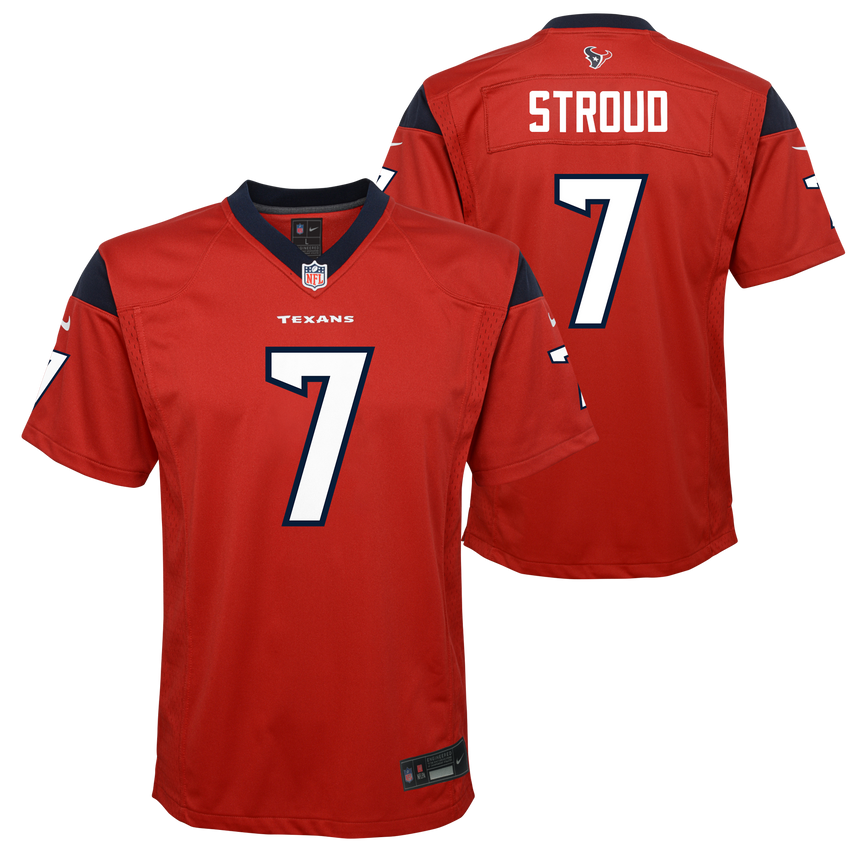 Youth Houston Texans C.J. Stroud Nike Alternate Red Game Jersey - Pro Jersey Sports