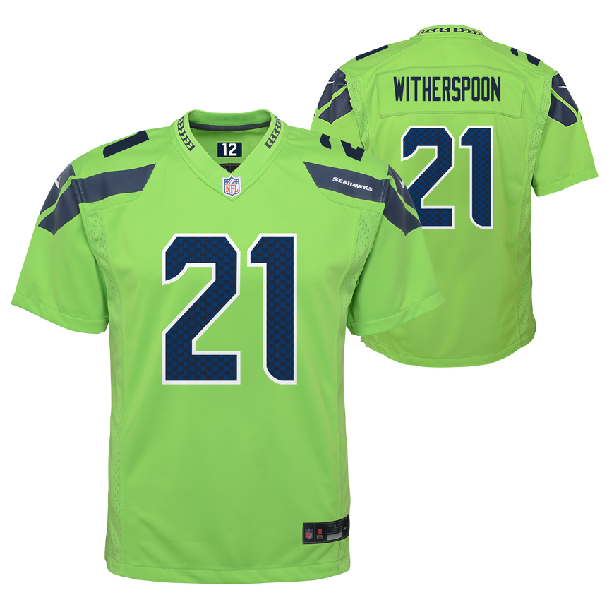 Youth Nike Devon Witherspoon Action Green Seattle Seahawks Game Jersey - Pro Jersey Sports