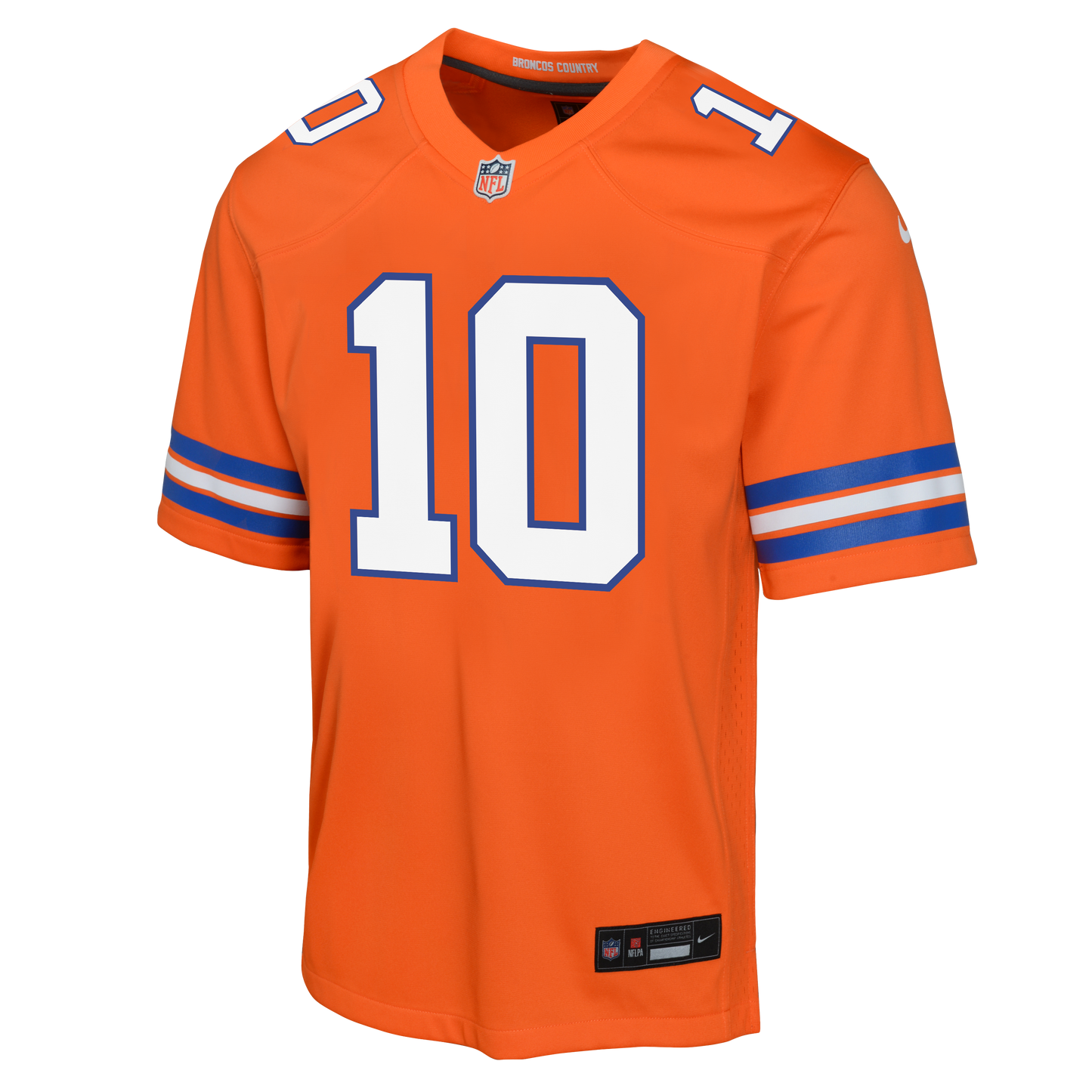 Youth Denver Broncos Bo Nix Nike Retro Alternate Orange Game Team Jersey - Pro Jersey Sports