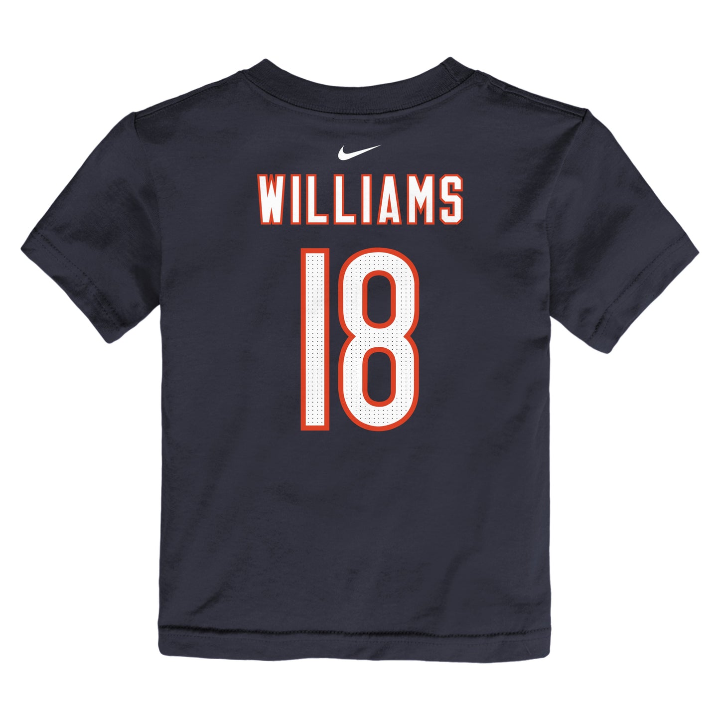 Kids Caleb Williams Chicago Bears Nike Navy Child FUSE Name & Number T-Shirt - Pro Jersey Sports