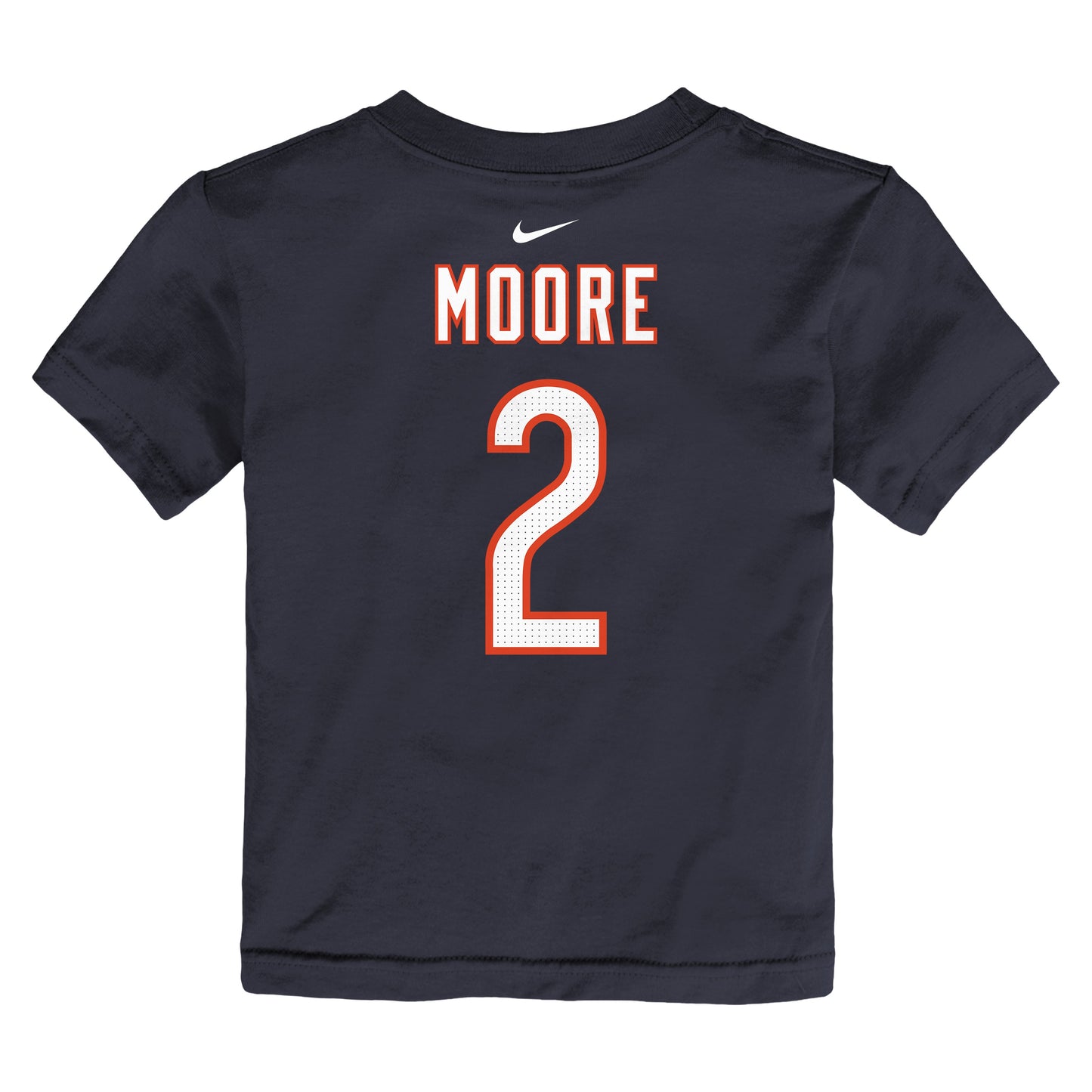 Kids DJ Moore Chicago Bears Nike Navy FUSE Child Name & Number T-Shirt - Pro Jersey Sports