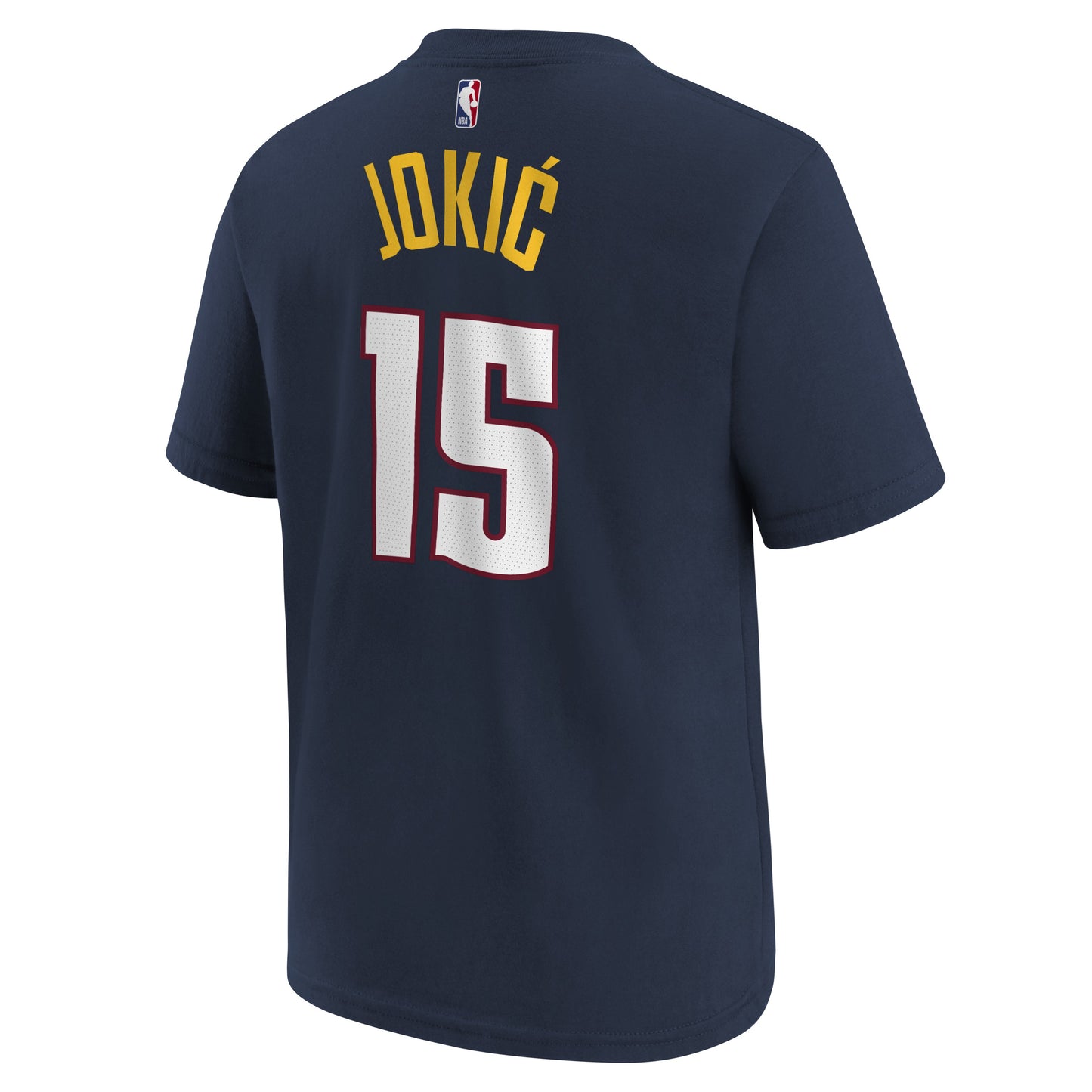 Youth Nike Nikola Jokic Denver Nuggets Navy Icon Name & Number T-Shirt - Pro Jersey Sports