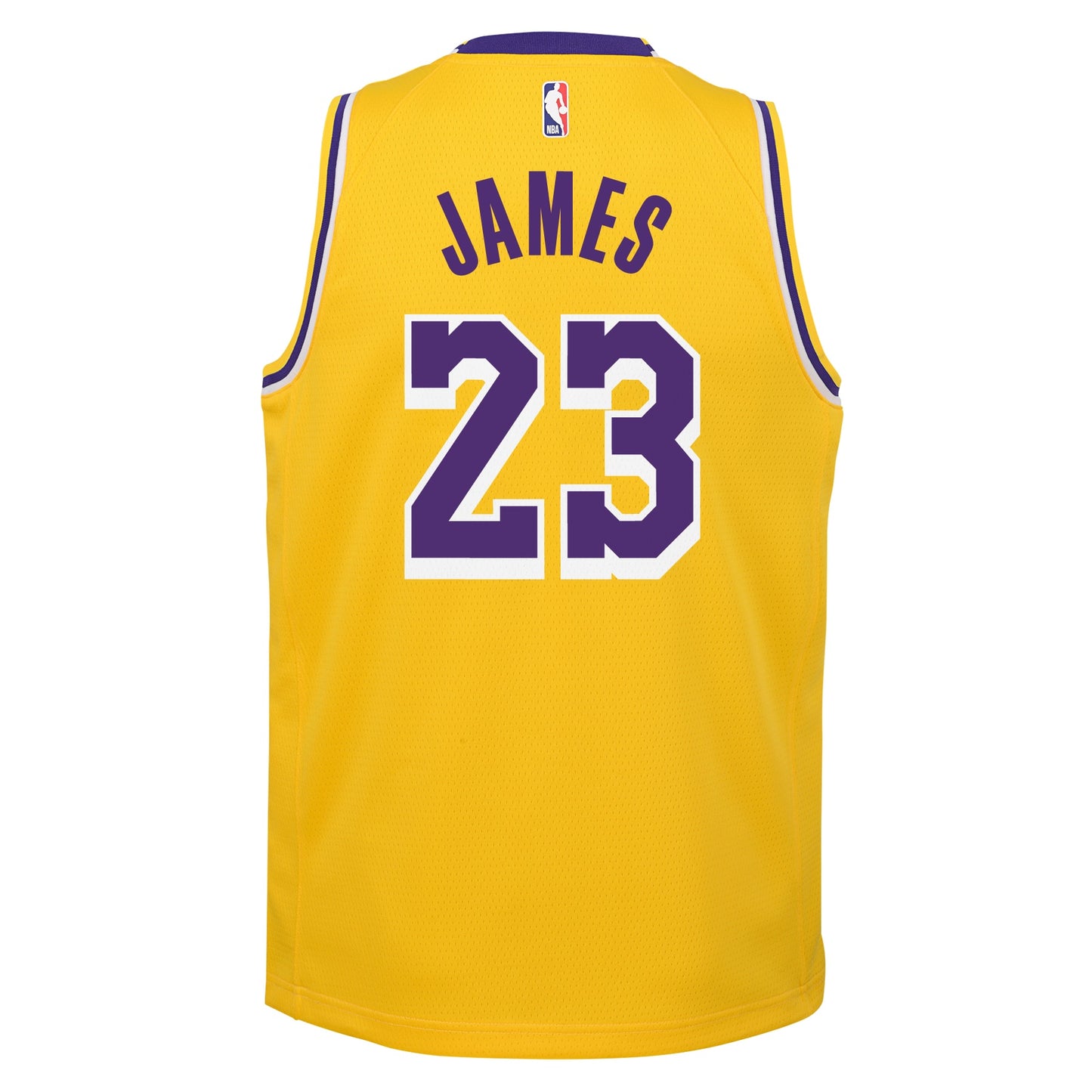 Youth Los Angeles Lakers LeBron James Nike Gold Swingman Jersey - Icon Edition - Pro Jersey Sports