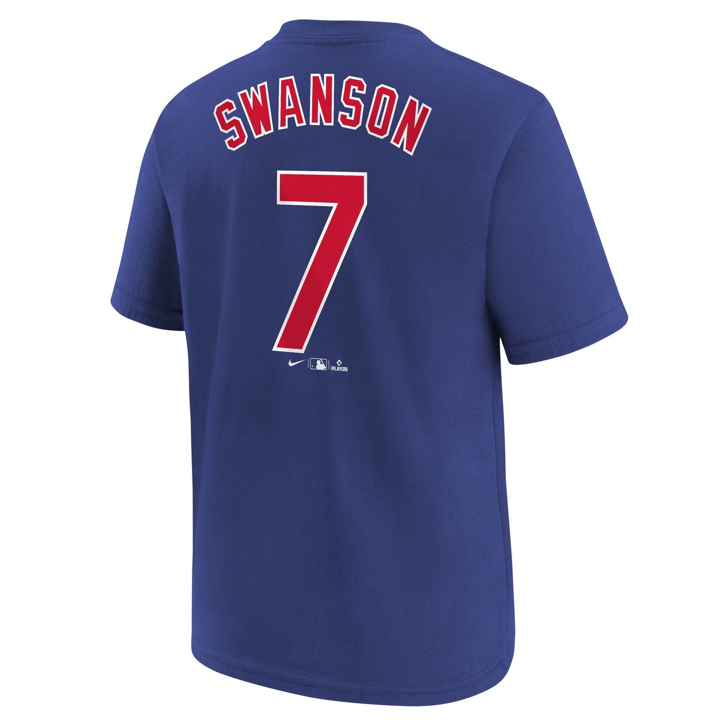 Youth Chicago Cubs Dansby Swanson Nike FUSE Royal Blue Name & Number T-Shirt - Pro Jersey Sports