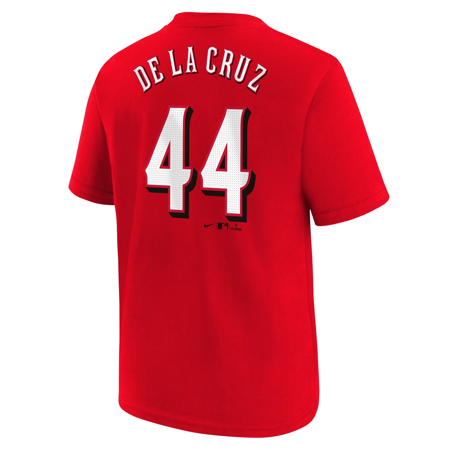 Youth Cincinnati Reds Elly De La Cruz Nike FUSE Red Player Name & Number T-Shirt - Pro Jersey Sports