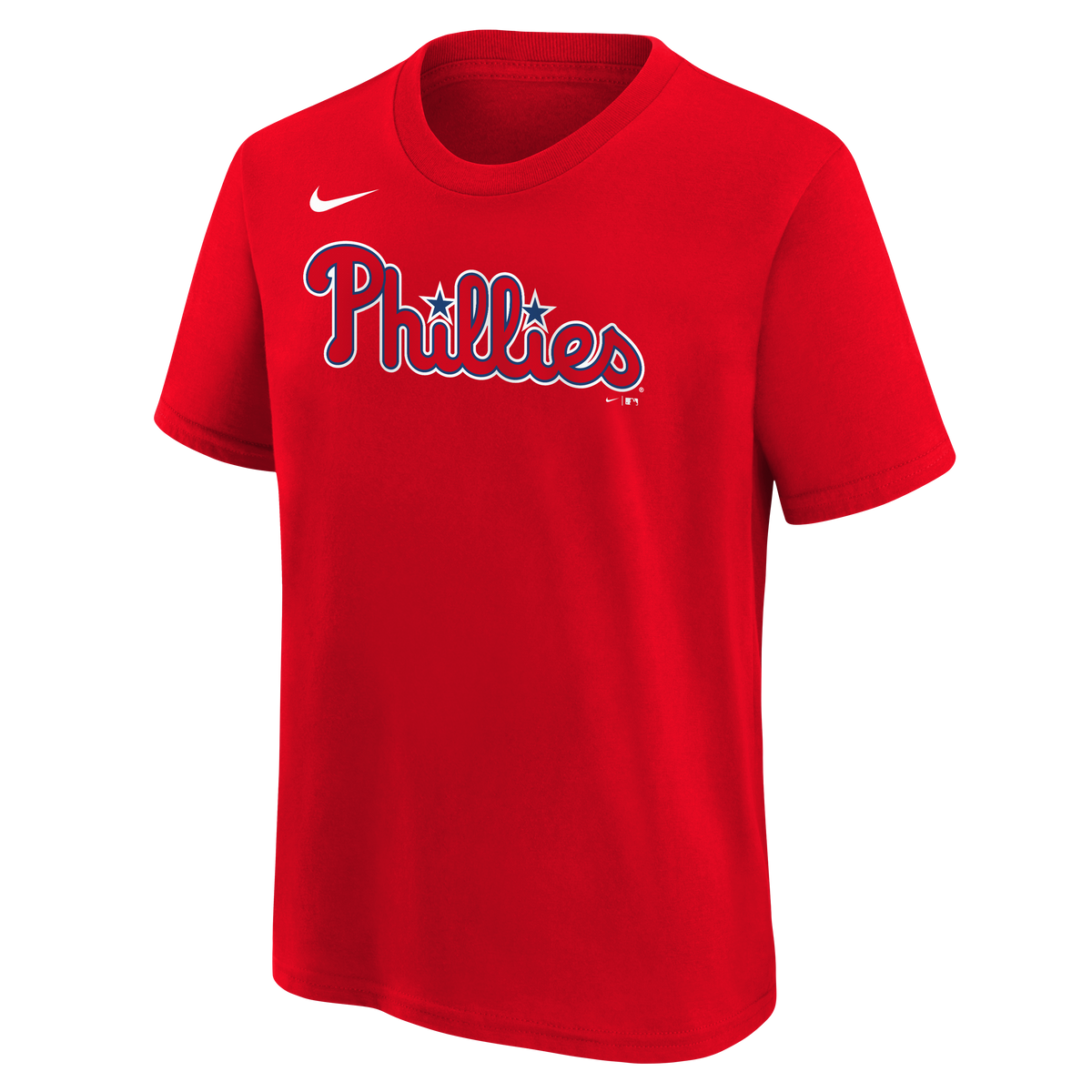 Youth Kyle Schwarber Philadelphia Phillies Nike Red FUSE Player Name & Number T-Shirt - Pro Jersey Sports