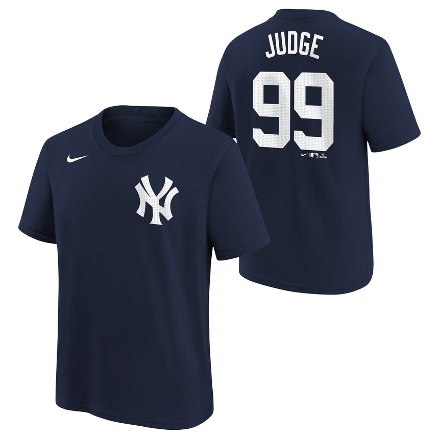 Youth Aaron Judge New York Yankees Nike Navy F.U.S.E. Name & Number T-Shirt - Pro Jersey Sports