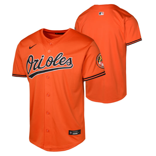 Youth Baltimore Orioles NIKE Orange Alternate Blank Limited Replica Jersey - Pro Jersey Sports