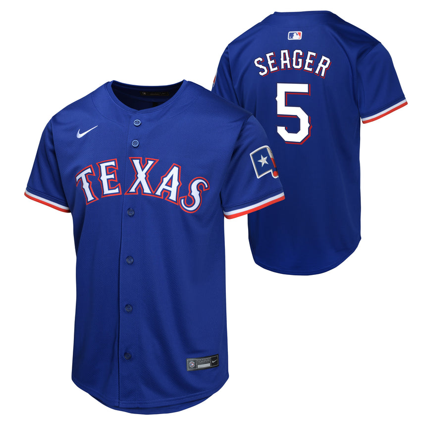 Youth Corey Seager Texas Rangers NIKE Royal Blue Alternate Limited Replica Jersey - Pro Jersey Sports