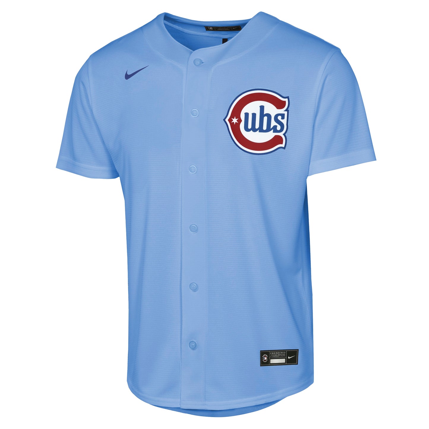 Youth Chicago Cubs Alex Bregman Alternate 2 NIKE Baseline Powder Blue Replica Jersey