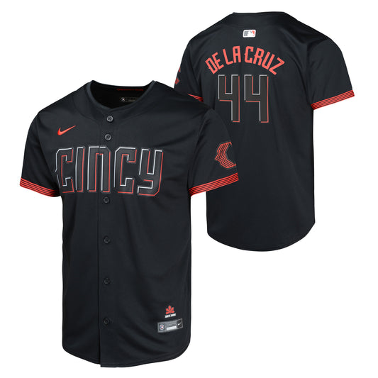 Youth Elly De La Cruz Cincinnati Reds NIKE Black City Connect Limited Replica Jersey - Pro Jersey Sports