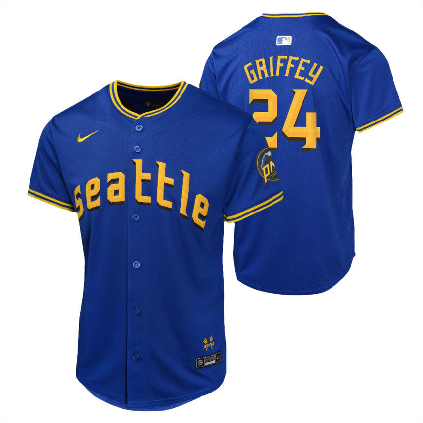 Youth Seattle Mariners Ken Griffey Jr. Nike Royal City Connect Limited Player Jersey - Pro Jersey Sports