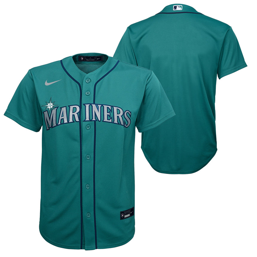 Youth Seattle Mariners Teal Alternate Nike Replica Jersey - Pro Jersey Sports