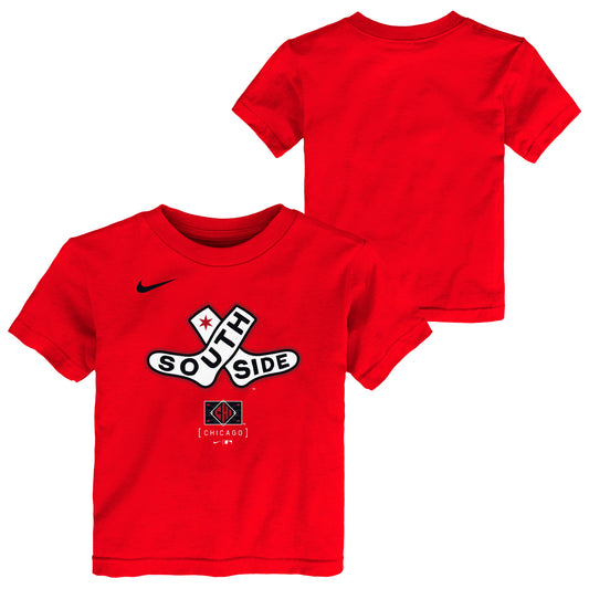 Kids Chicago White Sox Child Red City Connect Logo T-Shirt
