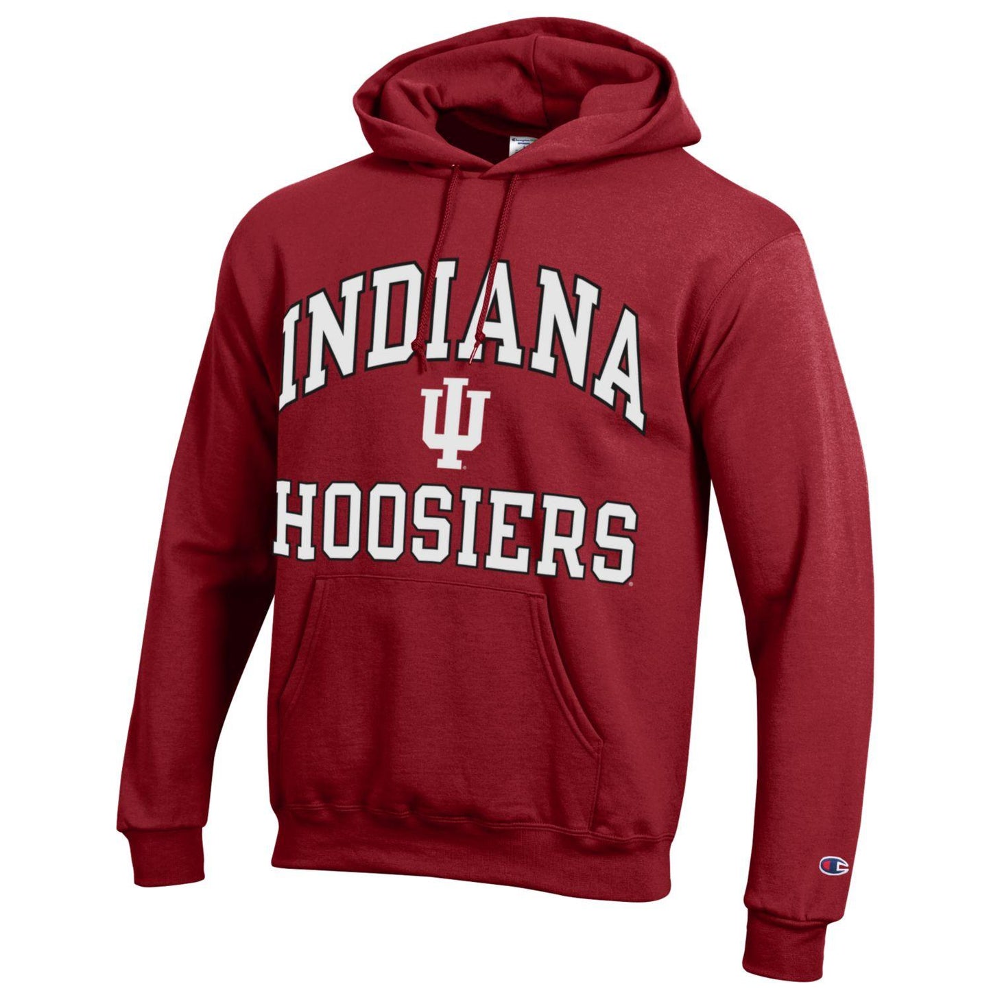 Men's Indiana Hoosiers Crimson Champion Powerblend Fleece Pullover Hoodie - Pro Jersey Sports