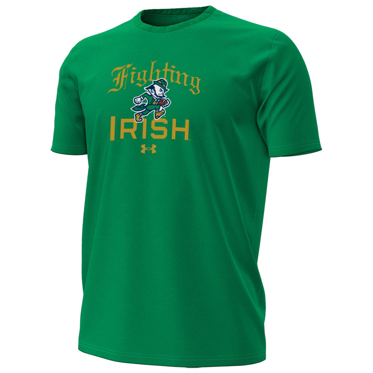 Men's Notre Dame Fighting Irish Green Under Armor Triblend T-shirt