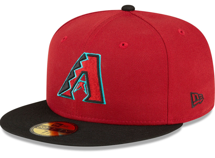 Men's Arizona Diamondbacks New Era Red/Black Home Authentic Collection On-Field 59FIFTY Fitted Hat - Pro Jersey Sports