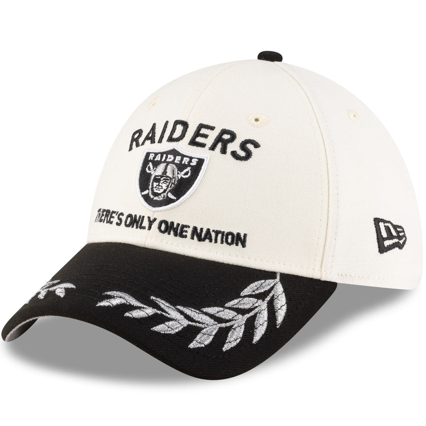 Men's Las Vegas Raiders New Era 2025 NFL Draft Chrome 39THIRTY Flex Fit Hat - Pro Jersey Sports