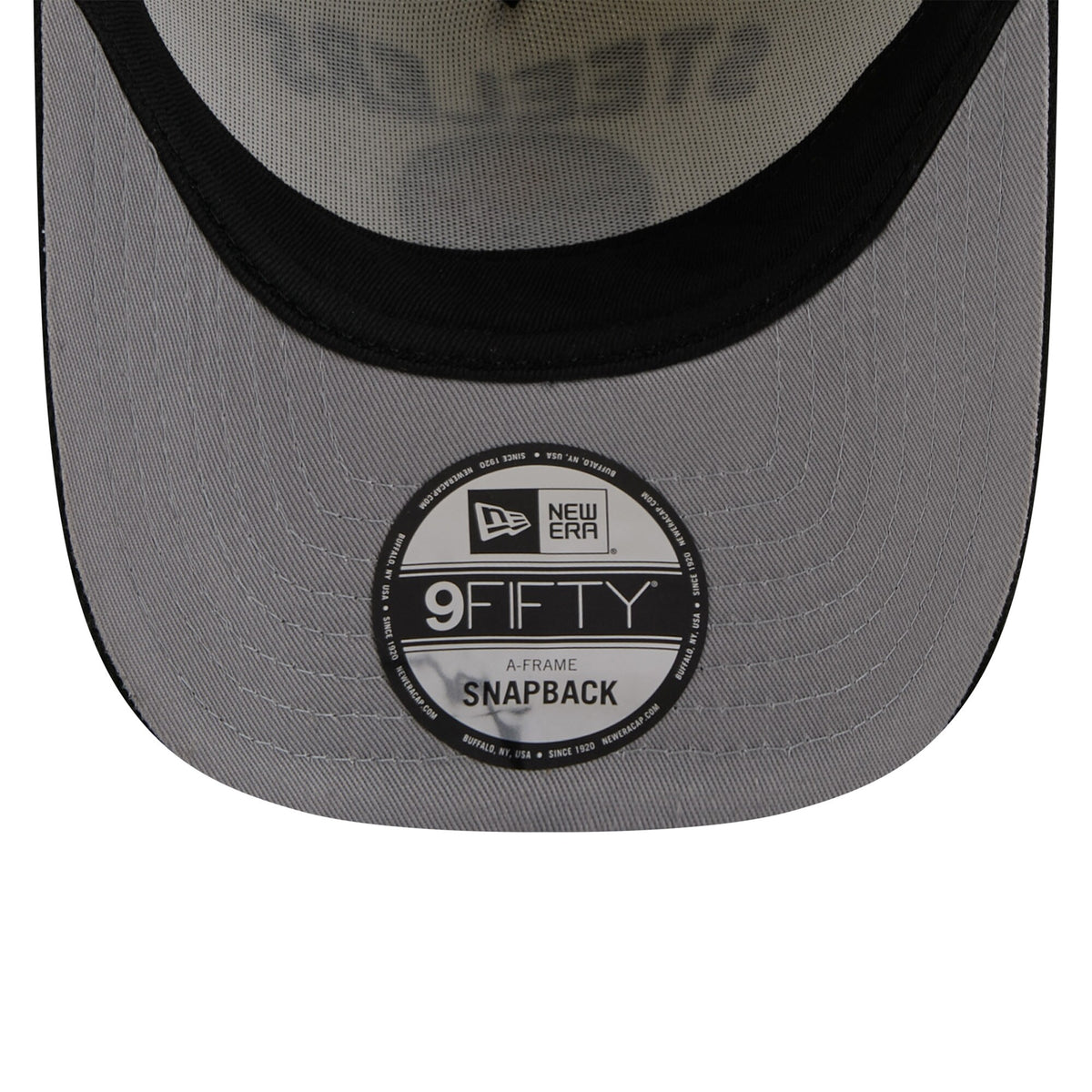 Men's Pittsburgh Steelers New Era 2025 NFL Draft Chrome A-Frame 9FIFTY Snapback Adjustable Hat - Pro Jersey Sports