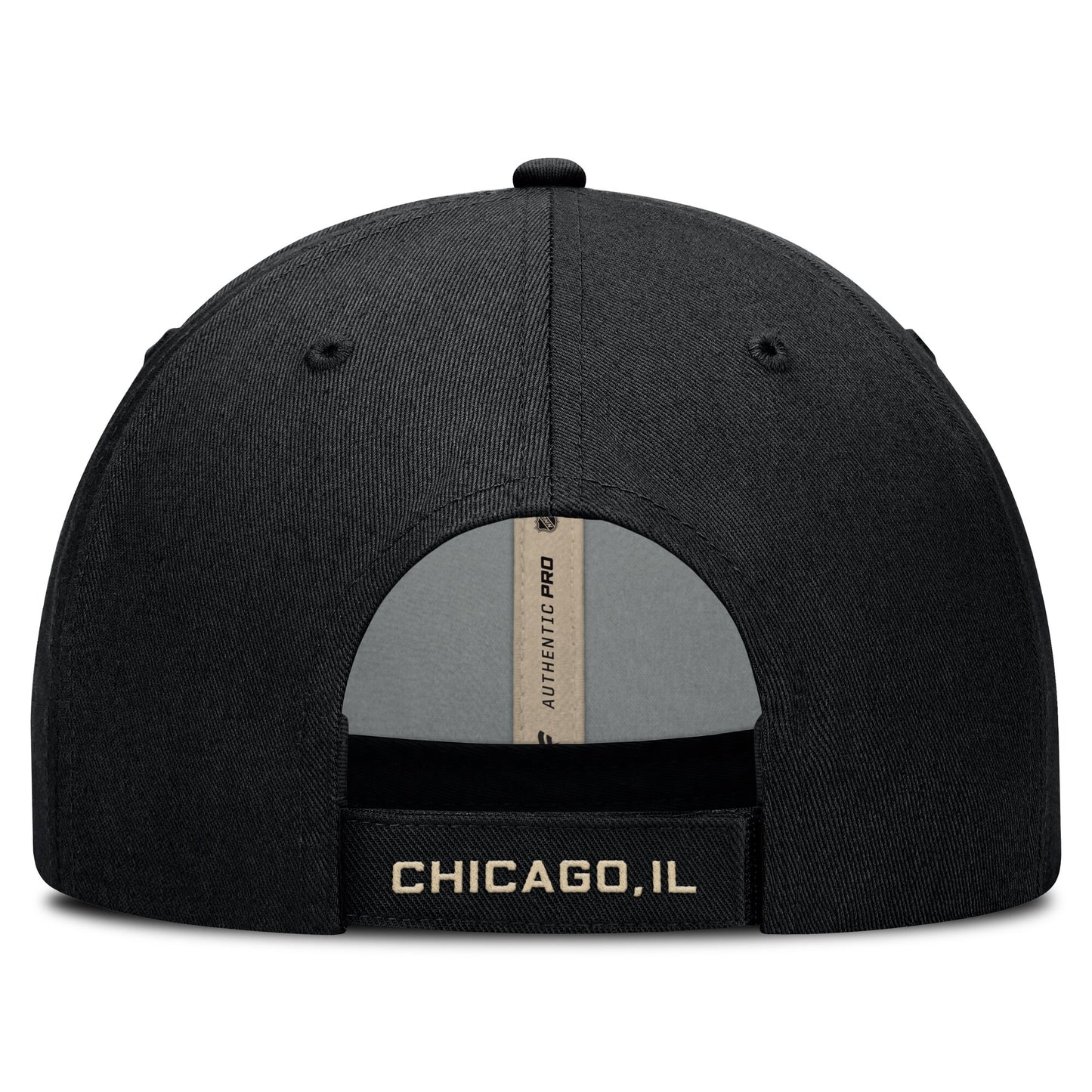 Men's St. Louis Blues vs. Chicago Blackhawks Fanatics Cream/Black 2025 NHL Winter Classic Matchup Adjustable Hat - Pro Jersey Sports