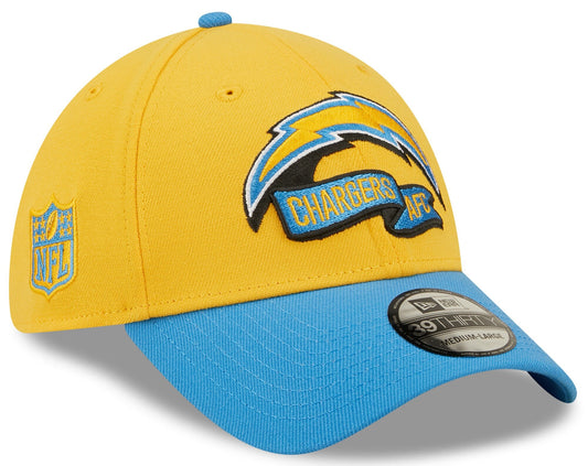 Men's Los Angeles Chargers New Era Yellow/Blue 2022 Sideline 39THIRTY Flex Hat - Pro Jersey Sports