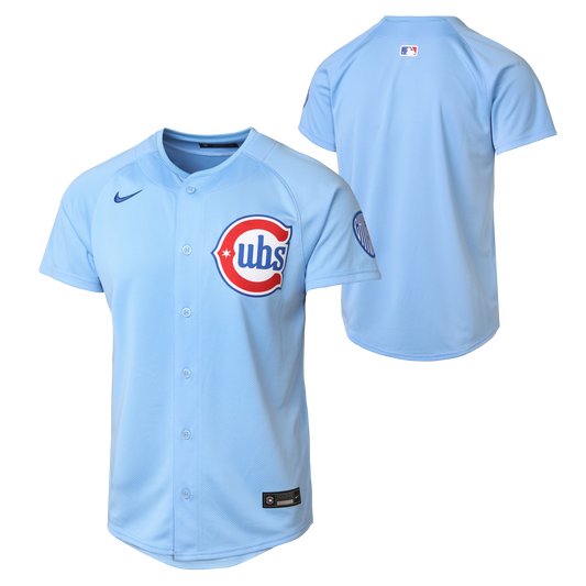 Youth Chicago Cubs Baby Blue Blues Alternate 2 Nike Limited Replica Jersey - Pro Jersey Sports