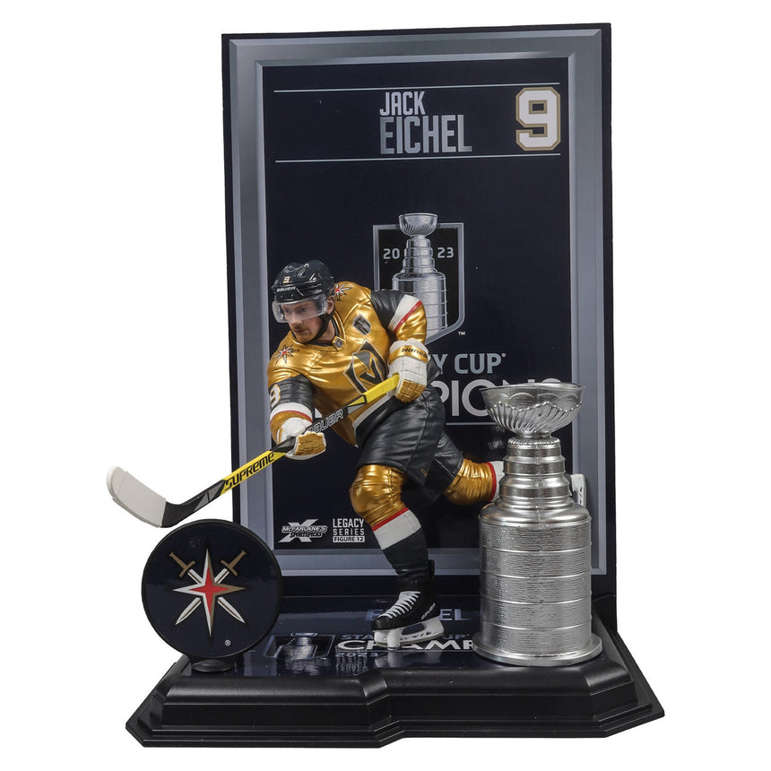Jack Eichel Vegas Golden Knights 2023 Stanley Cup Champions Sportspicks Legacy Series #15 McFarlane Figure - Pro Jersey Sports